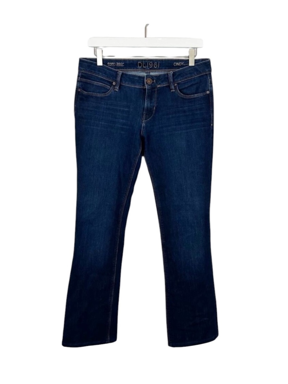 DL1961 Cindy Mid-Rise Dark Blue Bootcut Jeans Size 30 Y2K